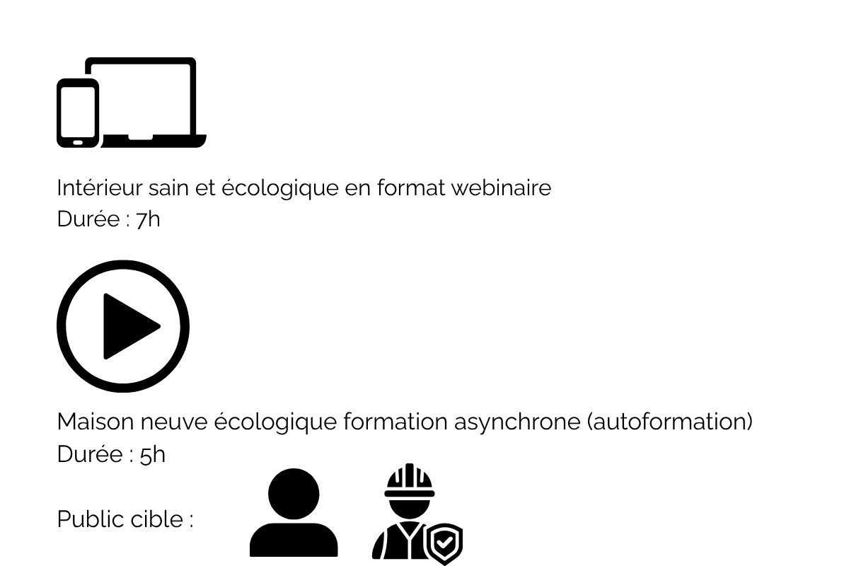 Informations duo de formation construction neuve écologique
